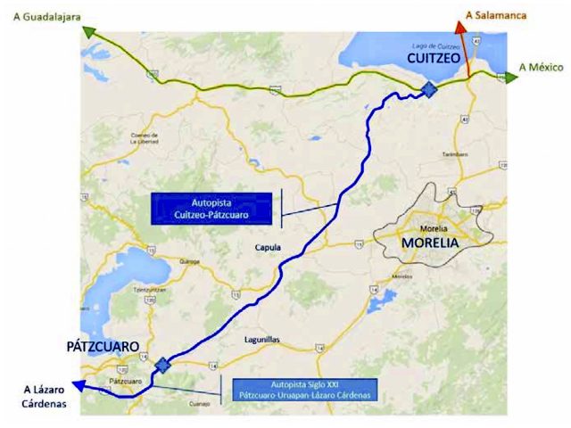 Entra en operación autopista Cuitzeo-Pátzcuaro