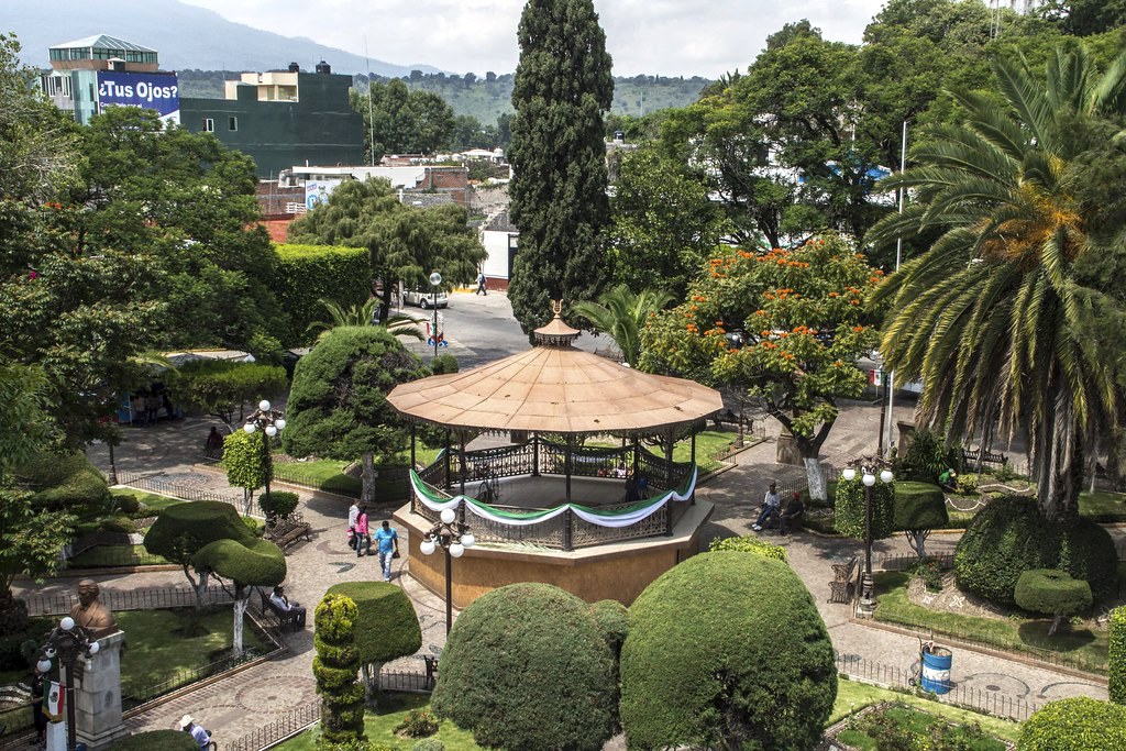 Plaza principal de Zacapu