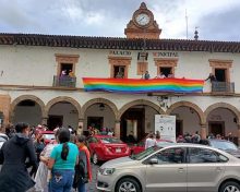 Primera Marcha LGBTTTIQ+ en Pátzcuaro